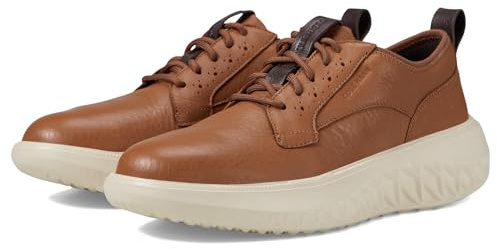 Cole Haan Zerogrand Wfa - Zapatos Oxford de Punta Lisa para Hombre, British Tan/White Cap Grey, 43 EU