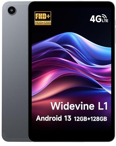 ALLDOCUBE iPlay 50 Mini Tablet Android 13, 8.4 Zoll Widevine L1, FHD 1920 x 1200 Incell IPS, 12 GB RAM+128GB ROM/TF 512GB, Octa-Core 1.6GHz, 4G LTE/5G WiFi/BT 5.0, GMS/GPS