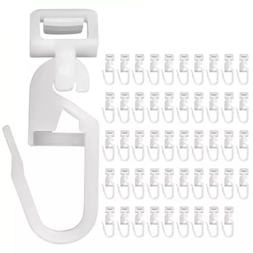 FiTspi 50 ganchos de cortina para Volvo Man IVECO DAF106 deslizadores corredores