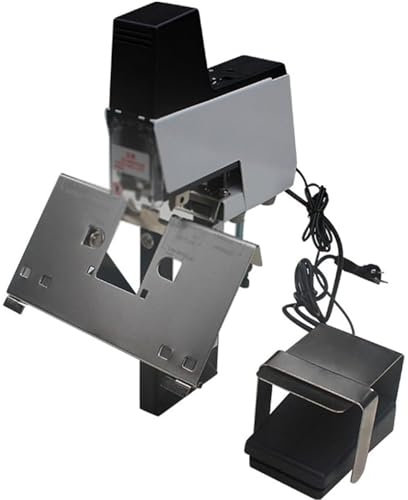 Grapadora eléctrica automática, grapadora de puntadas, grapadora de folletos, máquina de encuadernación plana y de libros de alta resistencia, espesor de 2 a 30 hojas