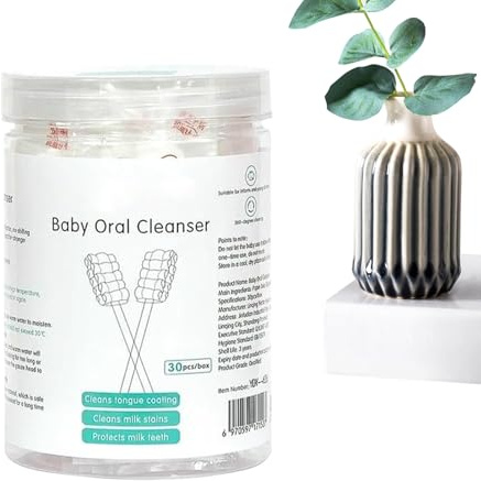 Ylnailky Baby Tongue Brush,Mouth Wipes Toothbrush - Gauze Soft Brush Hygienic Cleaner Teeth Tongue Toothbrush for Baby Grooming Toddler