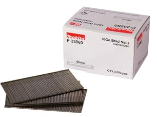 Makita F-33980 45 mm 16Ga 2000 Brad Nail - Multi-Colour