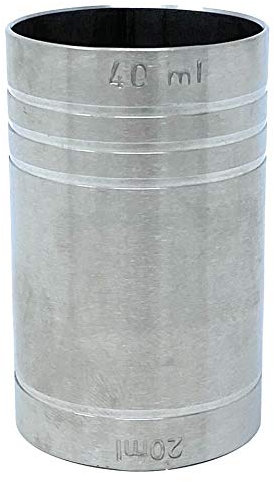 Jigger 2cl 4cl dosatore doppio misurino da cocktail 20 ml 40 ml in acciaio inox dosatore certificato alcol bar