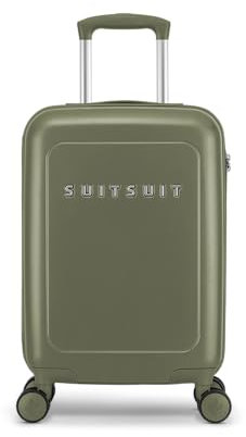 SUITSUIT Natura – Handgepäck-Koffer mit 4 Rollen – 55 cm – 31L – Olive