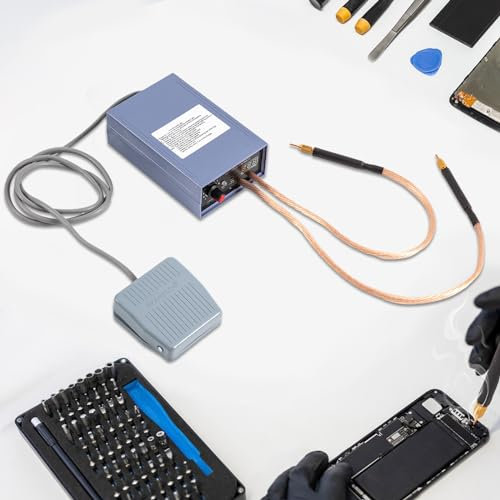 DSYOGX Poste à souder par points 5 kW 18650 portable 5000 W 220 V Mini machine à souder par points sans fil