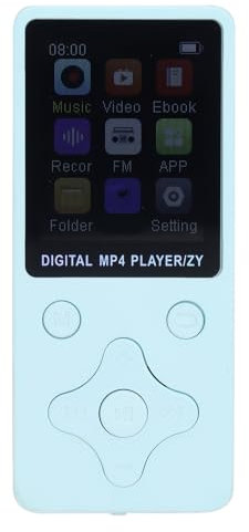 Lecteur MP3, Lecteur MP3 avec Bluetooth 5.0 et Carte Mémoire 64 Go, qualité Audio HiFi sans Perte, Expérience Audio Haut de Gamme pour Les Amateurs de Musique, écouteurs Inclus