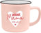 GRUSS & CO XL-Becher Motiv Mama | Lieblingsbecher aus Porzellan, Tasse mit Spruch, 55 cl, mit Geschenkbanderole | Geschenk für Mama, Muttertag | 74170