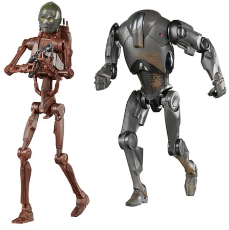 Star Wars The Black Series C-3PO with B1 Battle Droid Body and Super Battle Droid Figures, 15 cm, Attack of the Clones