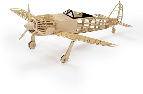 Viloyaga FW-190A Puzzle en bois d'avion 3D 1:25, découpe au laser, kit d'avion en bois de balsa à construire pour adultes, modèles en bois pour décoration de la maison, cadeau d'anniversaire