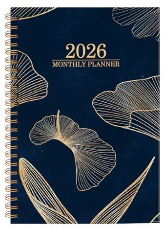 Calendario pianificatore 2026 - Agenda a scrittura, agenda giornaliera 2026 con schede mensili | Per casa, ufficio, aula, studio, lavoro, insegnante studente famiglia Natale e famiglia