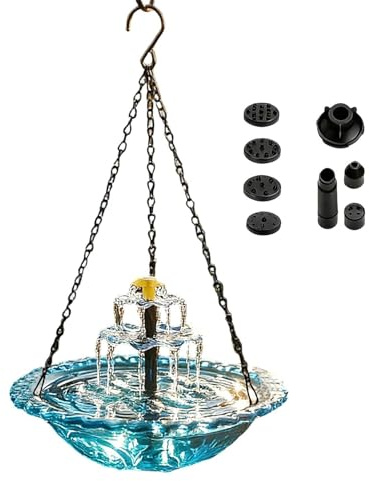 Generico Fontana Solare da Giardino, Pompa Solare per Fontana, Abbeveratoio per, Fontanas Solares per Bagno per, Decorativa con Pompa E Spruzzatore, Decorazione da Giardino per Aiuole O Balconi