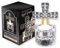 Biblegifts Votive Light Holder, 4'' High Glass Candle Holder with Cross, Religious Gift for Worship, Holy Water Font, Includes Tea Light, Clear