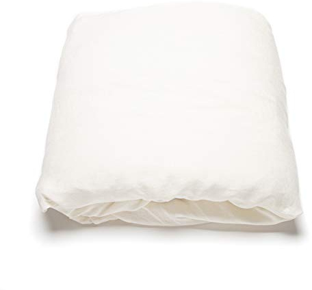 LinenMe Copripiumino 140 x 200 cm in 100% puro lino lavato naturale – Biancheria da letto in lino traspirante, termoregolatore, ipoallergenico, morbido e resistente - Bianco Sporco