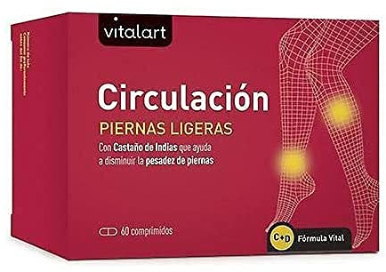 VITALART CIRCULACION ben Lätta 60comp, Svart, Normal
