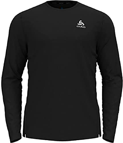 Odlo Laufshirt Herren Langarm Zeroweight Chill-Tec I Sport Shirt Männer I Sport Oberteil I Fitness Shirt