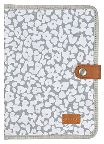 BÉABA, Protegge libretto sanitario Genève 2 Tasche interne, Bottone a pressione, Tessuto Impermeabile, Cherry blossom