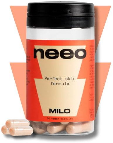 NEEO | Tratamiento Acne Potente | Natural, Sin Alérgenos | Pastillas Acne Facial, Acne Corporal, Antimanchas y Granos | Zinc, Bardana, Ortiga + Vitamina Piel B2 y B3 | 30 Cápsulas Veganas Anti Acne