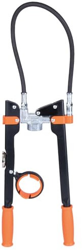 TECHNOLIT Zweihandfettpresse für Schraubkartuschen Kartuschenpresse Silikonpistole Kartuschenpistole 400g u. 500g