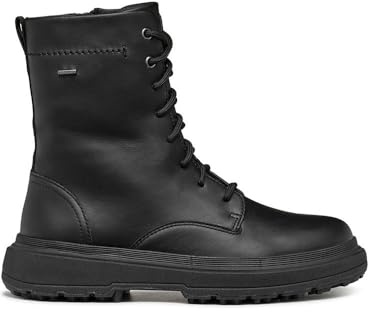 Geox D Lamidie + Grip ABX - Botines para Mujer, Black, 39 EU