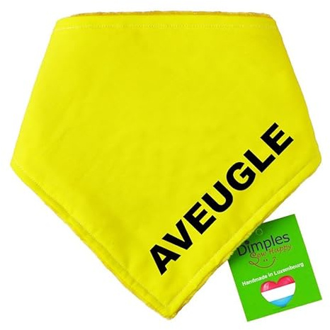 Dimples Cane Foulard EIS Estate, regalo per proprietari di cani, collare per cani