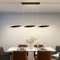 Pendelleuchte Esstisch, 120cm Esstischlampe Hängend LED Pendellampe Modern Hängeleuchte Schwarz, Dimmbare mit Fernbedienung Höhenverstellbar Hängelampe für Esszimmer Arbeitszimmer Küche Wohnzimmer