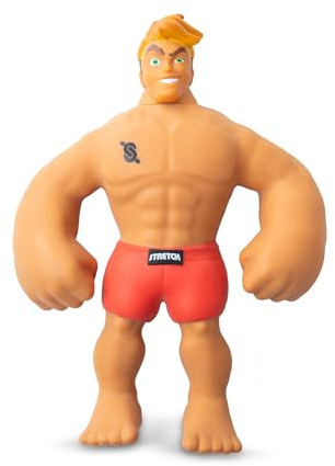 Stretch Armstrong Basic Fun Core Figure – 7-Inch Classic Stretchable Toy – Flexible & Durable Hero Figure for Ages 5+
