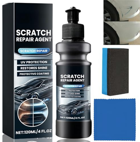 120ml Professional Car Scratch Remover Kit - Deep Paint Repair and Polishing Wax - Suitable for All Paint Types