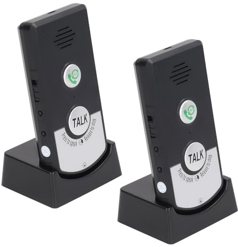 SGZIOO 1000M Interphone sans Fil Longue Portée, 2 Voies Interphone sans-Fil, Interphone Interieur avec Mode Appel et Communication Bidirectionnelle pour Maison, Bureau, Personnes Âgées