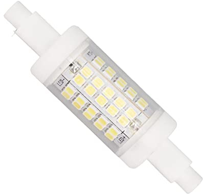AMONIDA R7s LED- 5W Starkt Vitt Ljus Majsbelysning för hem- och Arbetsarmatur Keramik Material 80 Mm Storlek