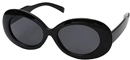 Kiddus Lunettes de Soleil fille, garçon, enfant, ados. A partir de 6 ans. UV400 Protection 100% UVA et UVB. Avec style. Design tendance. Noir Retro