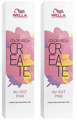 2 er Pack Color Fresh Create direktziehende Tönung Nu-Dist Pink 60 ml