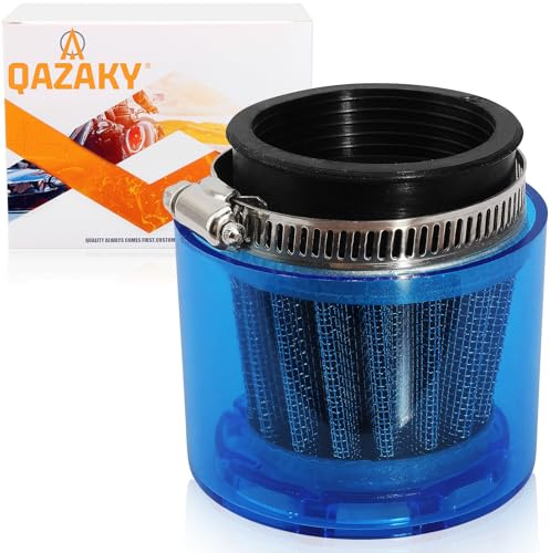 QAZAKY 44mm 45mm 46mm Air Filter Cleaner Splash Proof Plastic Cover Waterproof Motorcycle ATV Quad Scooter Go Kart Moped Dirt Racing Bike 47cc 49cc 50cc 90cc 110cc 125cc 150cc 200cc 250cc GY6 1.77inch
