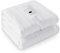Warmrest Wärmeunterbett 𝟏𝟓𝟎 𝐱 𝟖𝟎𝐜𝐦 mit Abschaltautomatik, 3 Temperatursstufen mit abnehmbarem Controller, Schnelle Aufheizung Überhitzungsschutz Weiches Gewebe auf Bett, Maschinenwaschbar Weiß