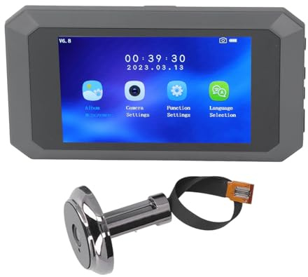 Pomya Peephole Camera for Apartment Door, Door Peephole Viewer Video Doorbell 1080P Camera with Monitor 3.97 Inch Screen, Motion Detection, Video Doorbell Camera, Visitor Recording