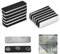 BUZIFU Fliegengitter Clips 12 Stück Magnete für Fliegengitter Fenster Selbstklebende Clips Fensterclip mit Magnet Magnetische Fensterklammern für Fensterscheiben-kein Bohren oder Schrauben (Schwarz)