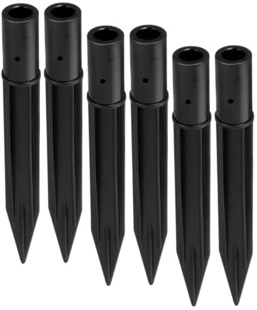 ANDRESLAD 6 pièces Piques de Remplacement Abs pour Lampes Solaires de Jardin Installation Facile sans Outils Compatible avec Éclairage Extérieur Paysager et Lampions