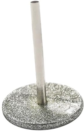 Sewroro Nail Drill Bit and Versatile Use Stainless Steel Silver for Nail Care and Pedicure Tools with Precise Cuticle Trimming 20mm Sanding Disc Bit