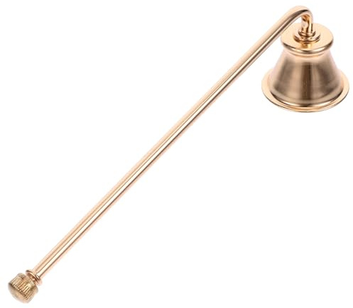 Toyvian Extintor de Velas de Hierro Dorado, Herramienta Única y Resistente para Apagar la Llama, Accesorio Conveniente Cuidado de Velas Hogar
