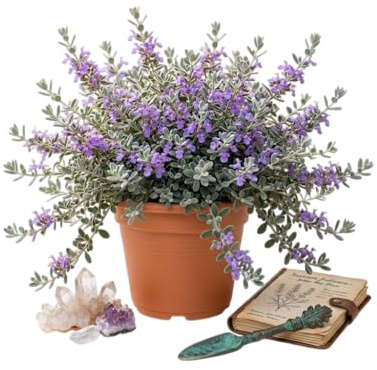 Planta Ornamental de Teucrium para Jardines Mediterráneos y Balcones Exteriores | Arbusto Natural DECOALIVE