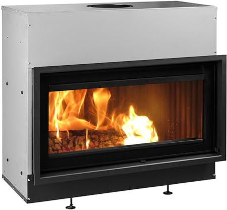 Dovre 01.93991.021 Vista 901C/V2 Kamineinsatz mit Gusseisenlamellen im Brennraum/A+