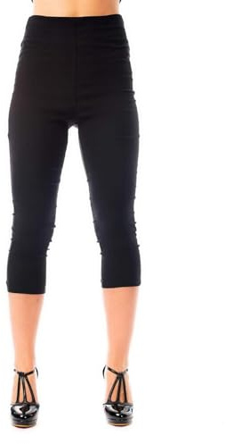 Ro Rox Ella Années 50 Vintage Retro Pinup Pantalon Capri 3/4 Trois-Quarts