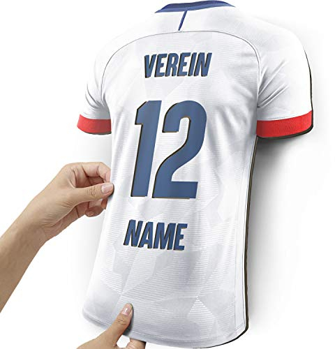 Elbeffekt Trikotlampe für USA Fans aus Holz - personalisierbares Geschenk - schenke Dein individuellen USA Fanartikel aus Echtholz