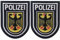 2 Stück Polizei bestickte Aufnäher mit Klettverschluss, strapazierfähiger Stoff, Polizei-Aufnäher für Offizier, Wachuniformen, Weste, Jacke, Tragetasche, Hut
