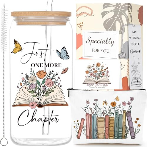 Shejdgart Book Lovers Gifts for Women - Bookish Gifts for Readers, Unique Book Lover Club Gift, Librarian Bookworm Gift Ideas for Reading Lovers, Cute Christmas Birthday Present for Reader Women