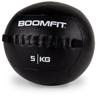 BOOMFIT Wall Ball 2–15 kg | Balón Medicinal Antideslizante Superficie Lisa | Carga centrada Estable | Progresión por Pesos sin Cambiar sensaciones | Crossfit, Funcional y HIIT
