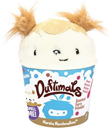 Joy Toy 18070 Joytoy Duftimals-Marsha Marshmallow Plüsch mit Duft 14,5 cm, Mehrfarbig