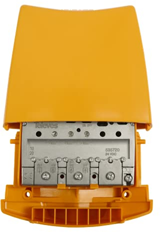 Amplificador Mástil 3 Entradas FM-BIII/DAB-UHF 1 Salida 36dB con LTE 5G