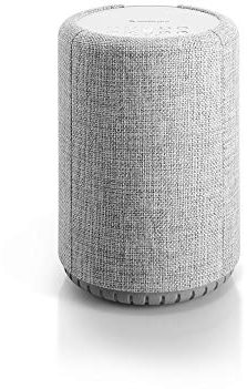 Audio Pro A10 MkII - Kabelloser Multiroom Lautsprecher mit Bluetooth & WiFi - Kleiner Tragbarer Stereo Speaker mit AirPlay 2, Chromecast, Spotify - Hellgrau