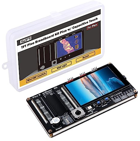 GeeekPi GPIO Expansion Board Breakout Module with 3.5-inch Touchscreen for Raspberry Pi Pico/Pico W/Pico 2