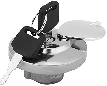 Motorcykel Bensinlock Tanklock med 2 Nycklar för Shadow VT750 DC C2 VLX VT600 Motorcykel Gaslock Motorcykel Bensintanklock Universal